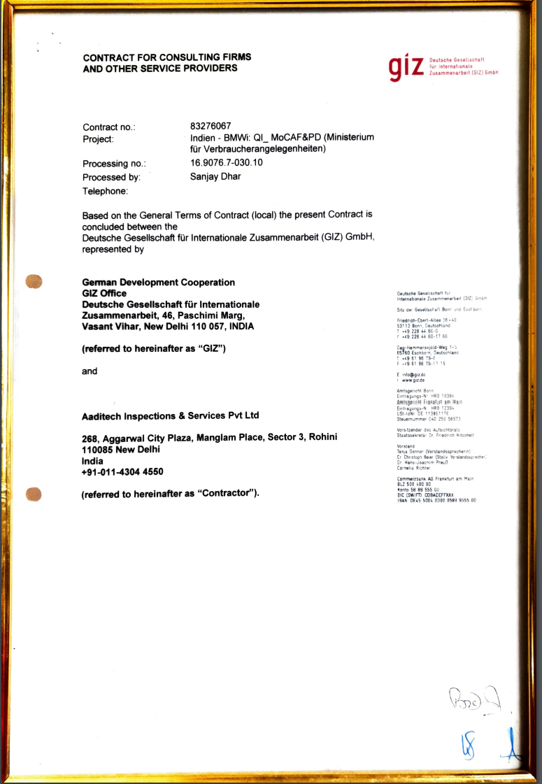 Technical Studies with GIZ Germany — document